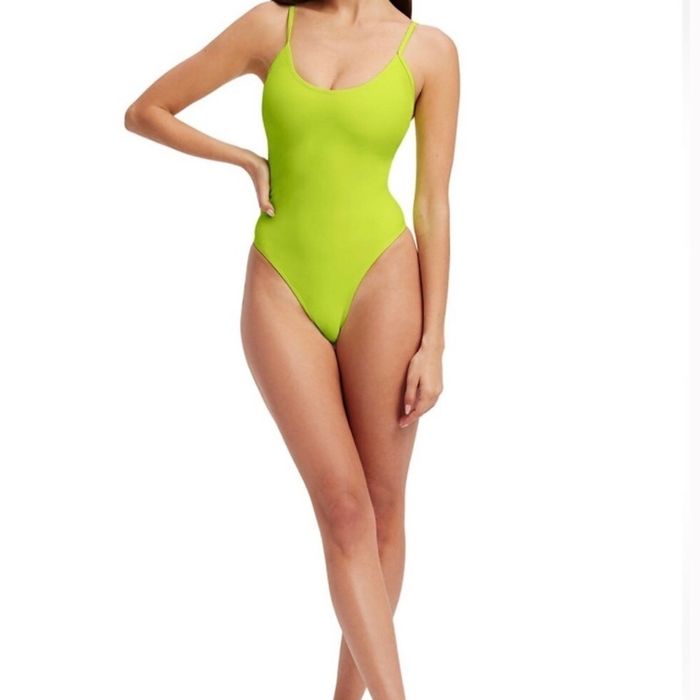 GOOD AMERICAN Always Sunny One Piece Swimsuit Plus Size 4x